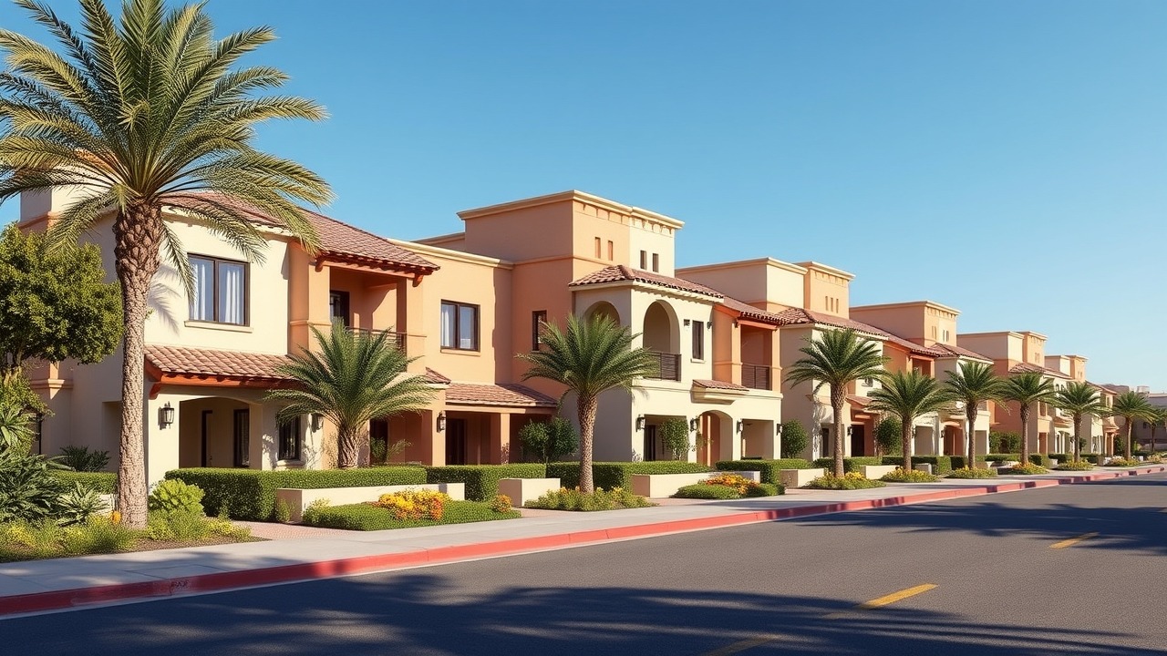 Exterior of Uptown Motor City apartments in 2026