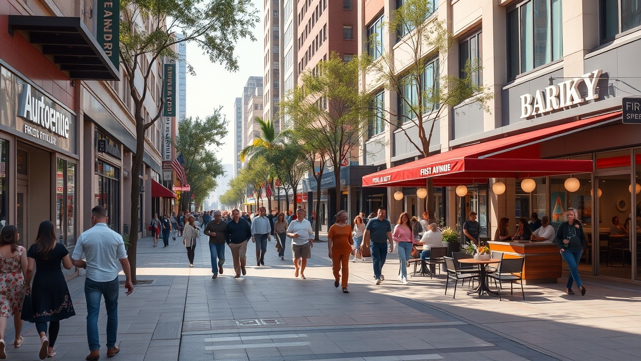 First Avenue Mall retail walk in Motor City