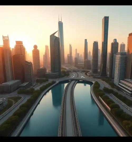 Perspective urbaine moderne illustrant le potentiel d'appréciation du capital d'ici 2026
