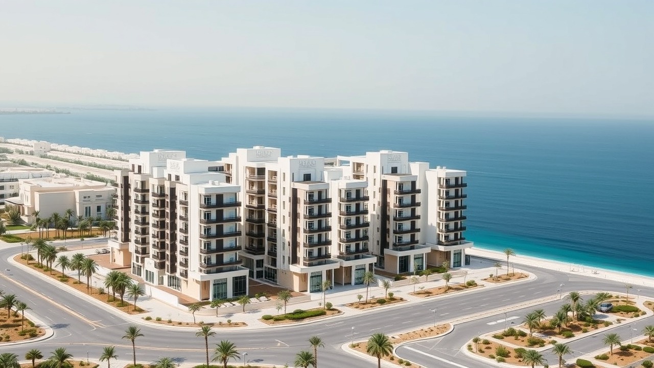 Emaar Beachfront residential cluster view