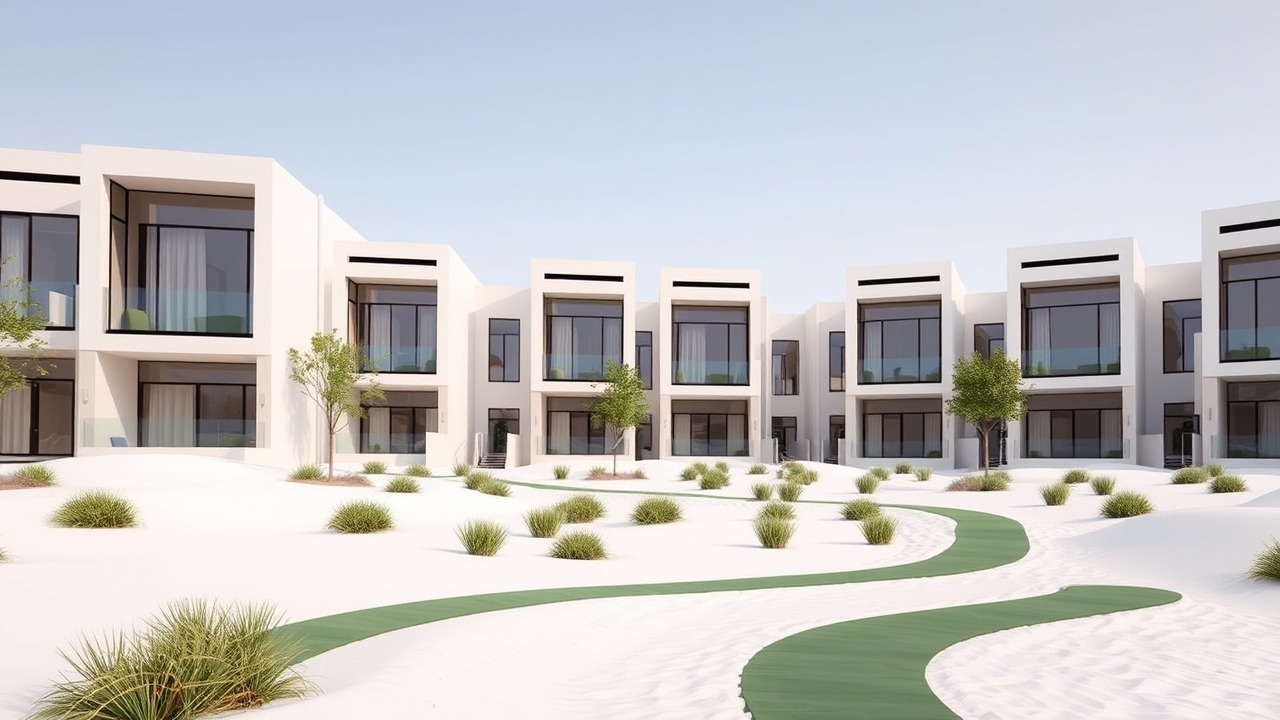 Modern townhouse in The Valley by Emaar