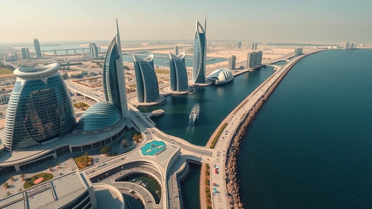 Dubai Creek Harbour waterfront architecture