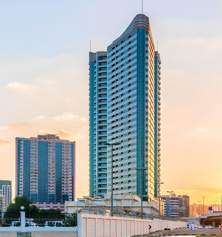 Gj Properties Conqueror Tower by GJ Properties in Ajman Industrial 1 - Image 1