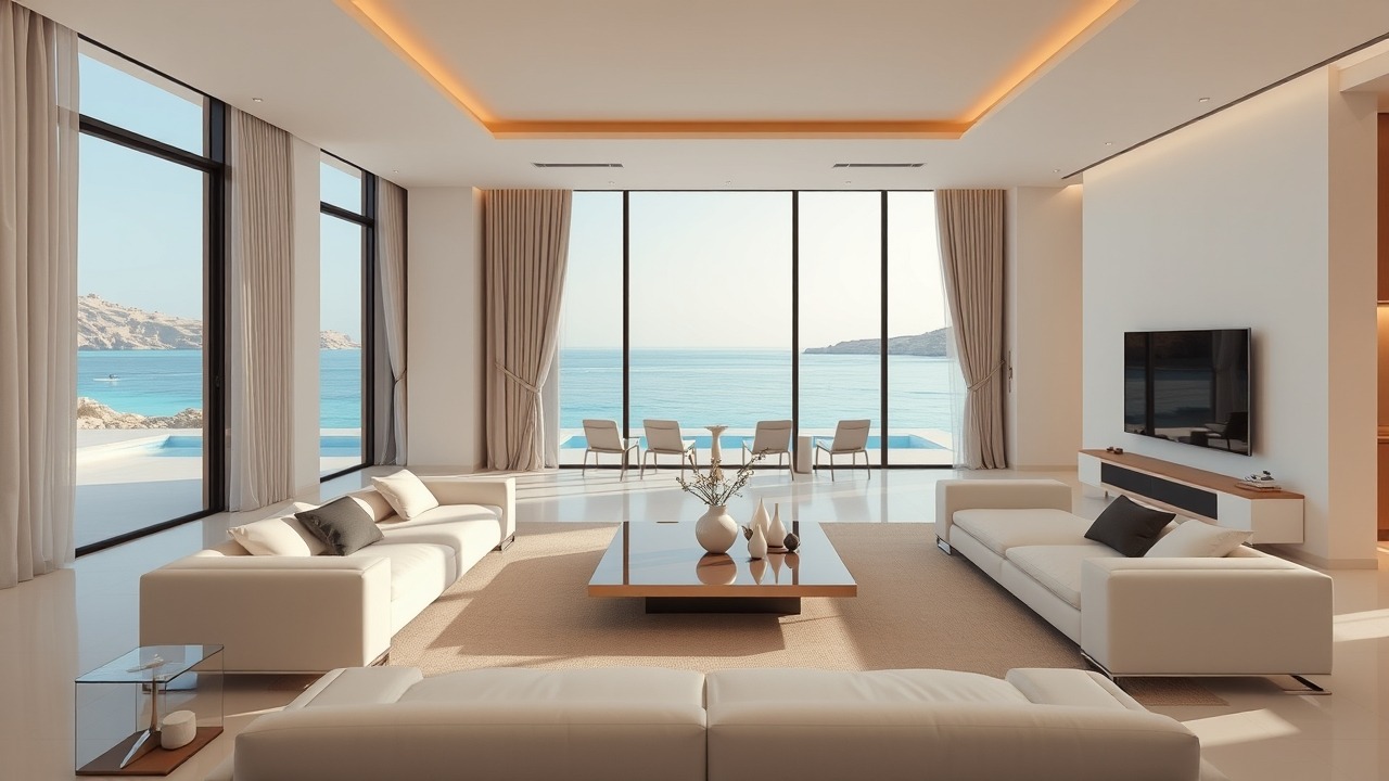 Luxury villa Tilal Al Ghaf lagoon view