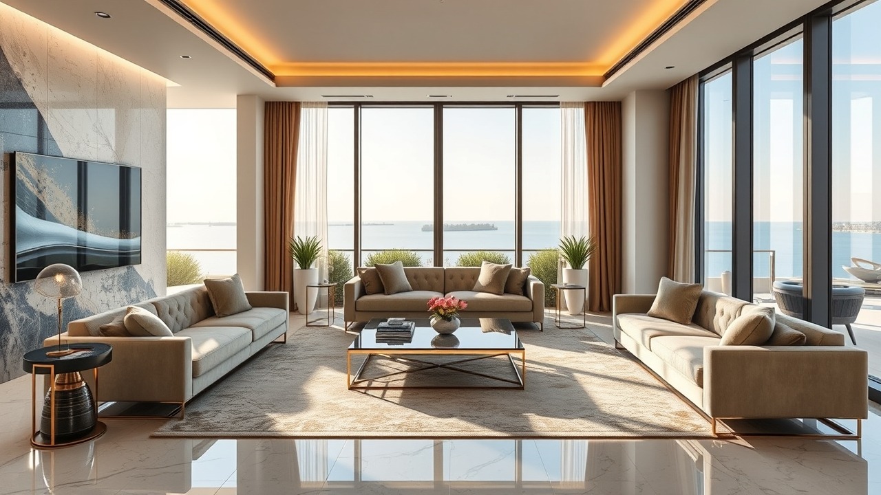 Luxury branded residence interior Dubai