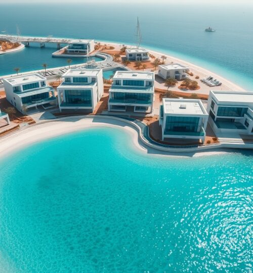 Lagoon Al Ghaf crystal water and luxury villas