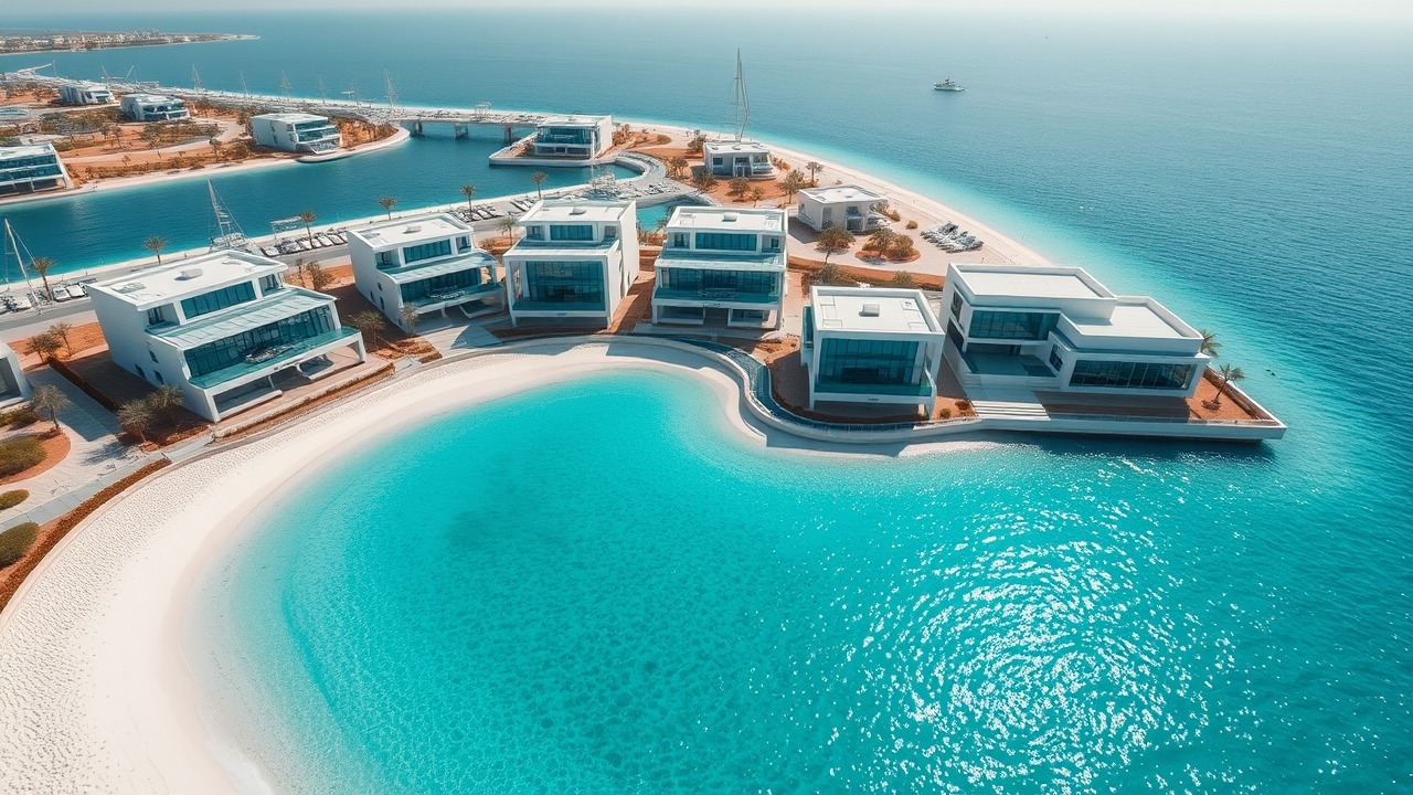 Lagoon Al Ghaf crystal water and luxury villas