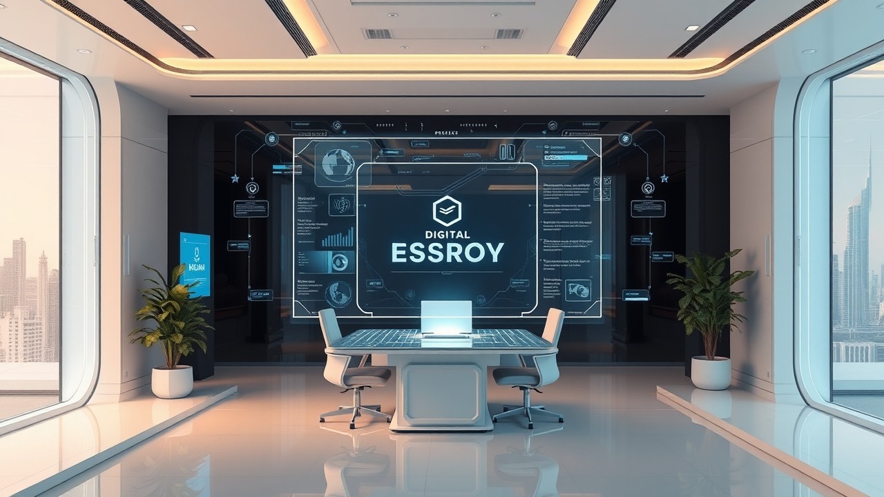 Digital real estate escrow technology visualization