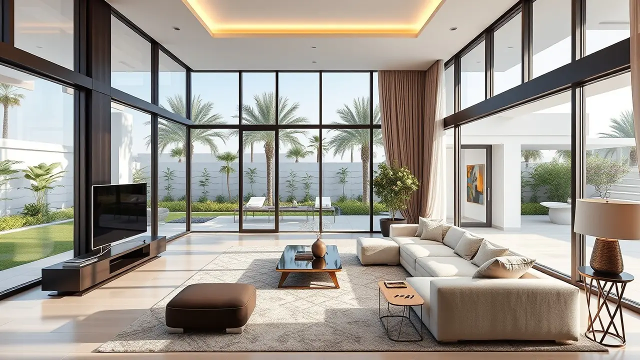 迪拜阿拉伯牧场豪华别墅内饰