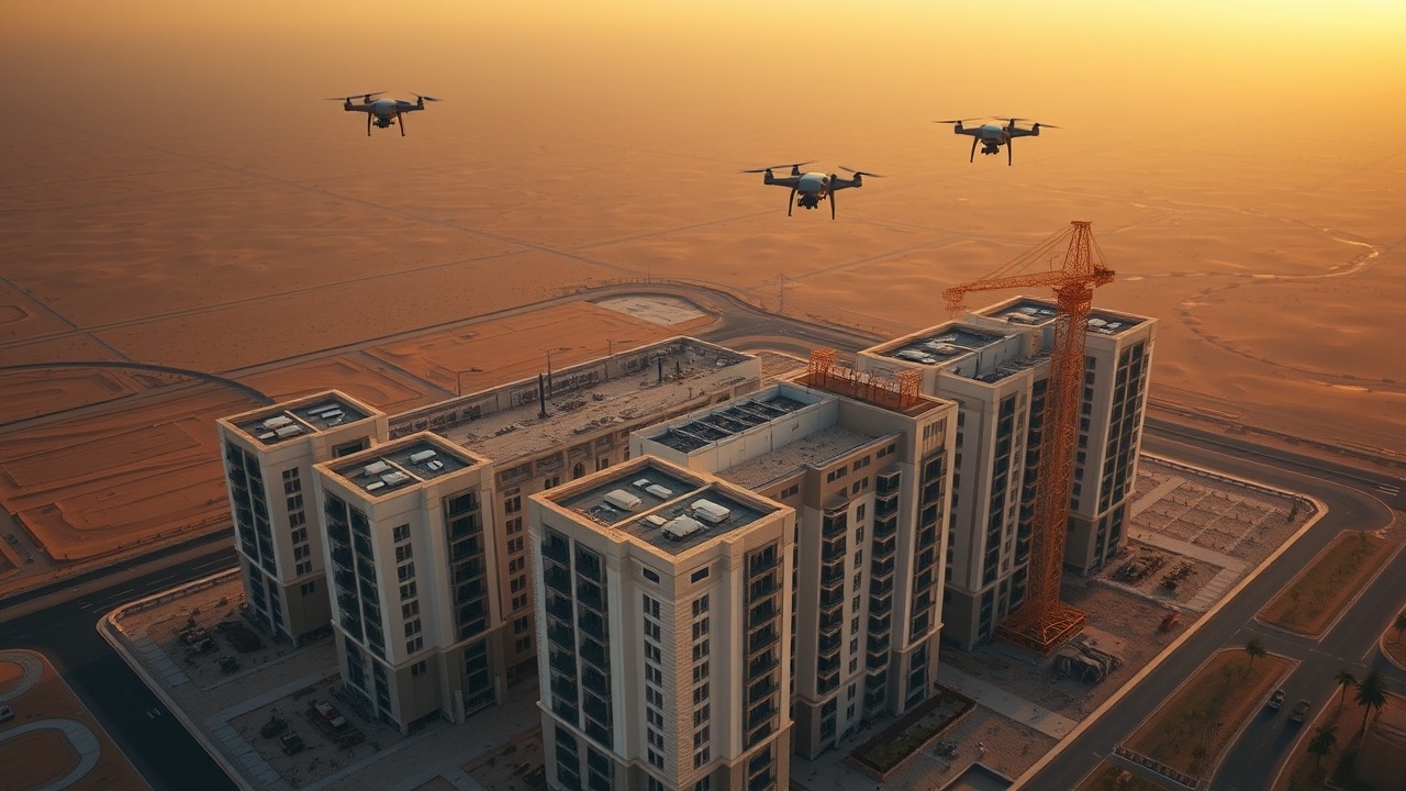 Dubai luxury property development under construction