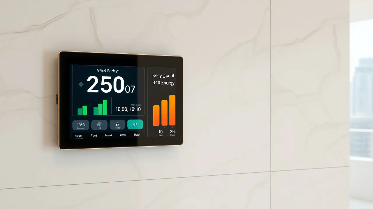 Energiemanagement-Panel für Smart Homes
