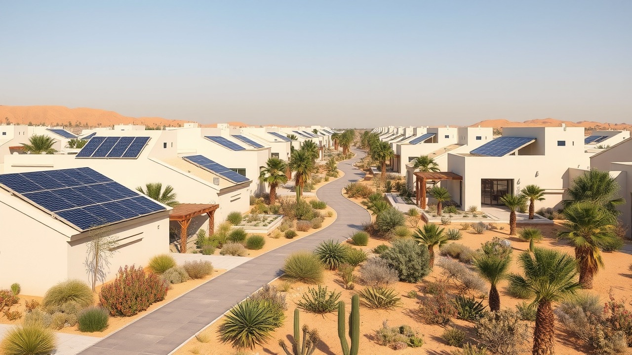 Sustainable green community Dubai residential