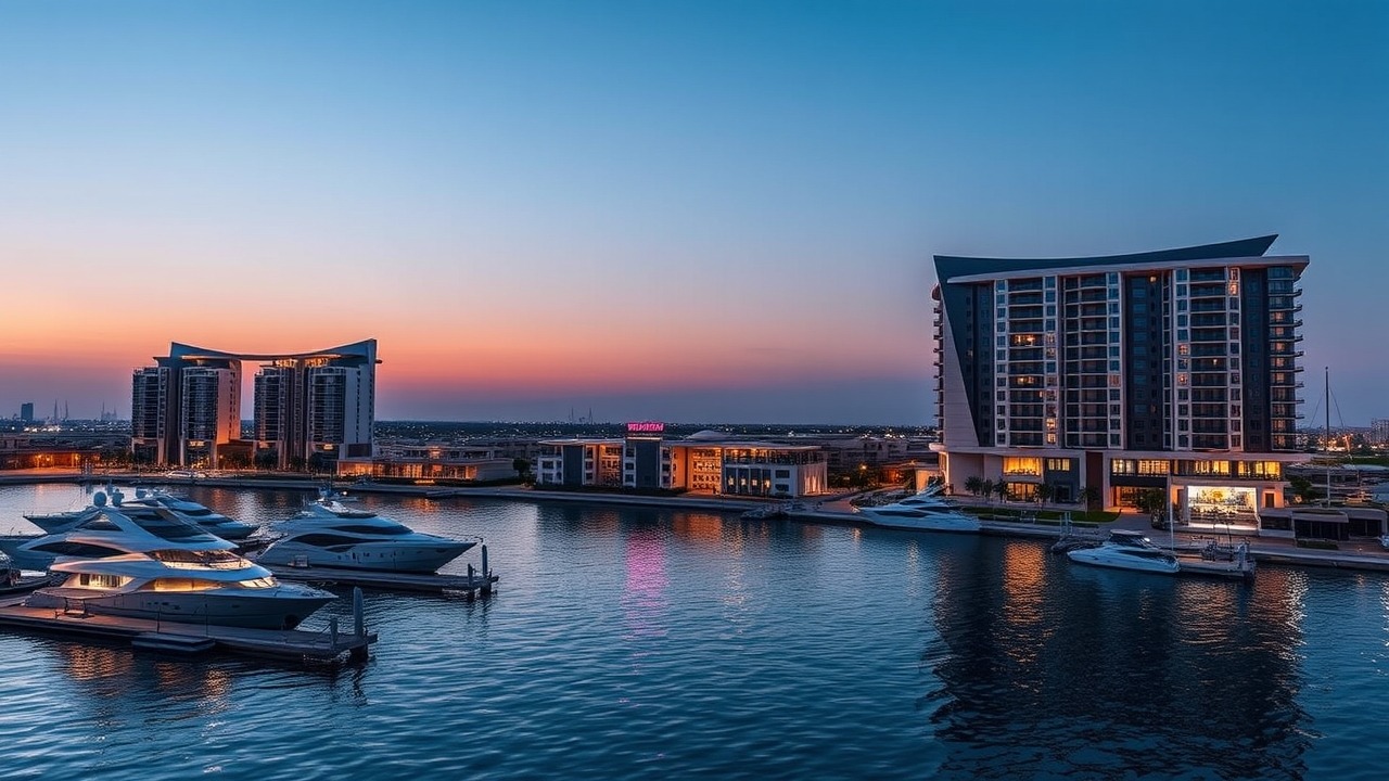Yas Island Abu Dhabi waterfront residential complex