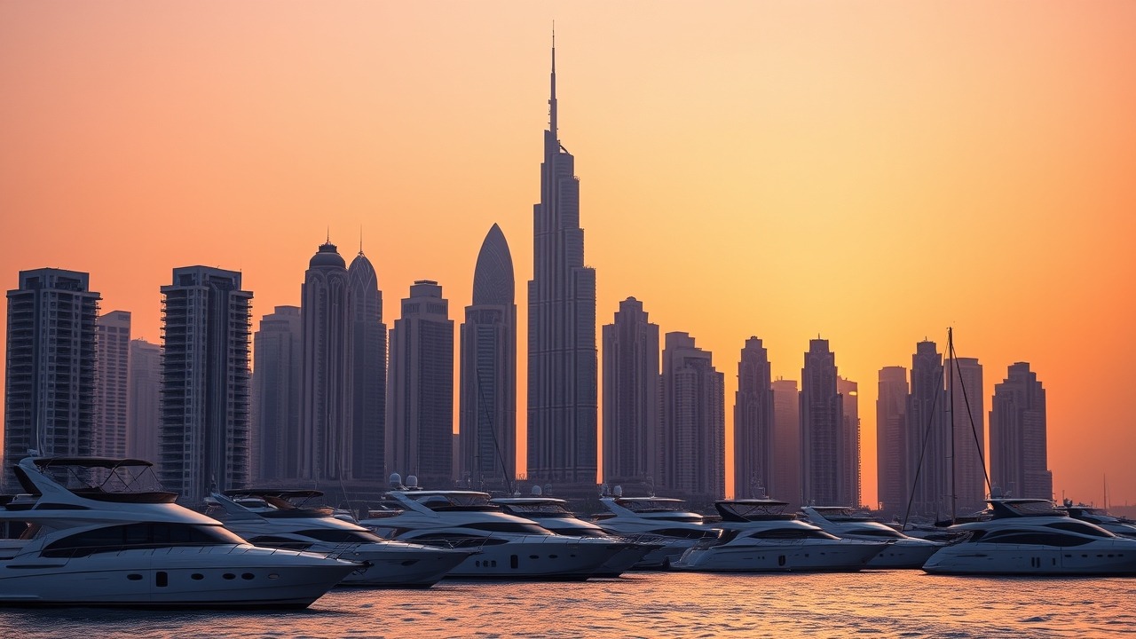 The completed skyline of Dubai Marina representing successful project handovers