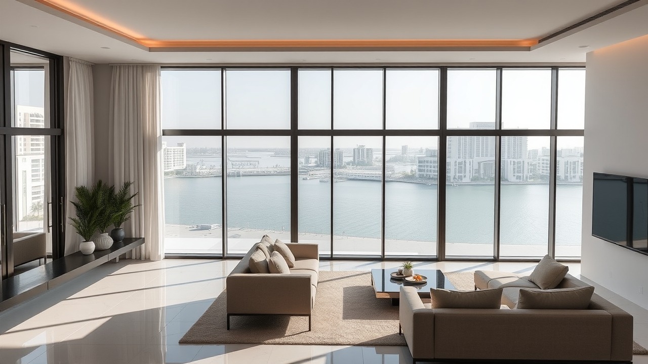 Luxury apartment interior in Sharjah Muwaileh