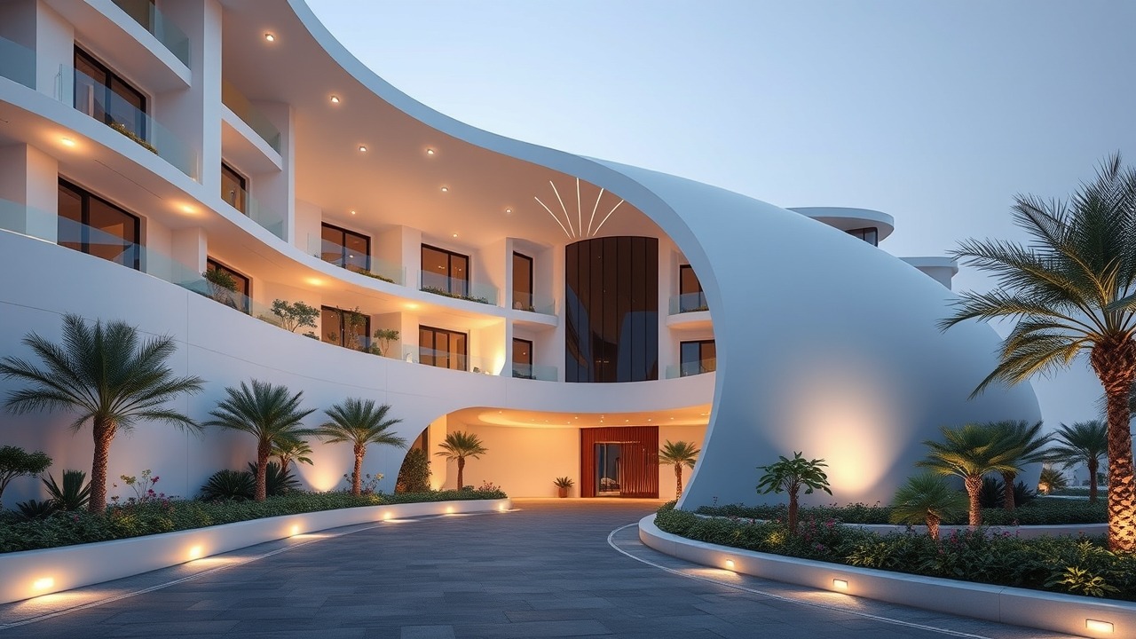 Modern residential development in Dubai Arjan area.
