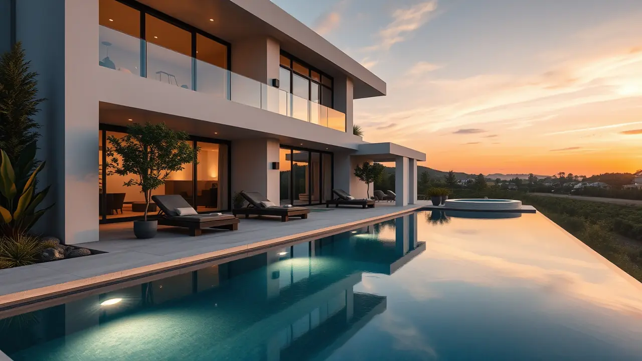 Luxuriöses Stadthaus mit privatem Pool und Garten in Dubai