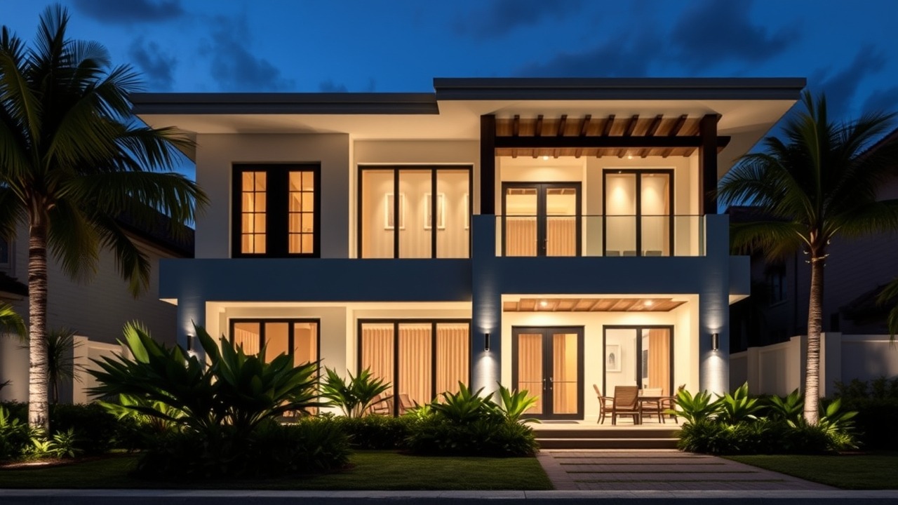 Luxury Signature Villa night view Palm Jumeirah