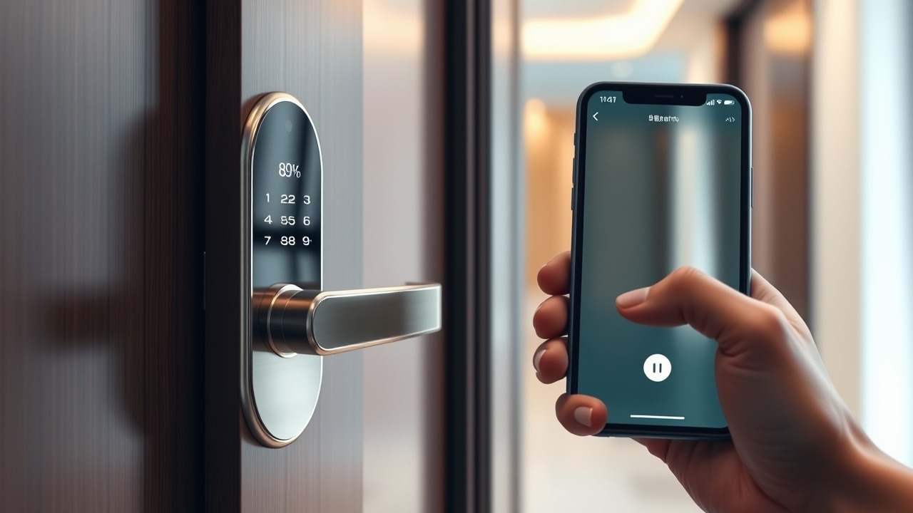 Smart lock technology for Dubai rental properties