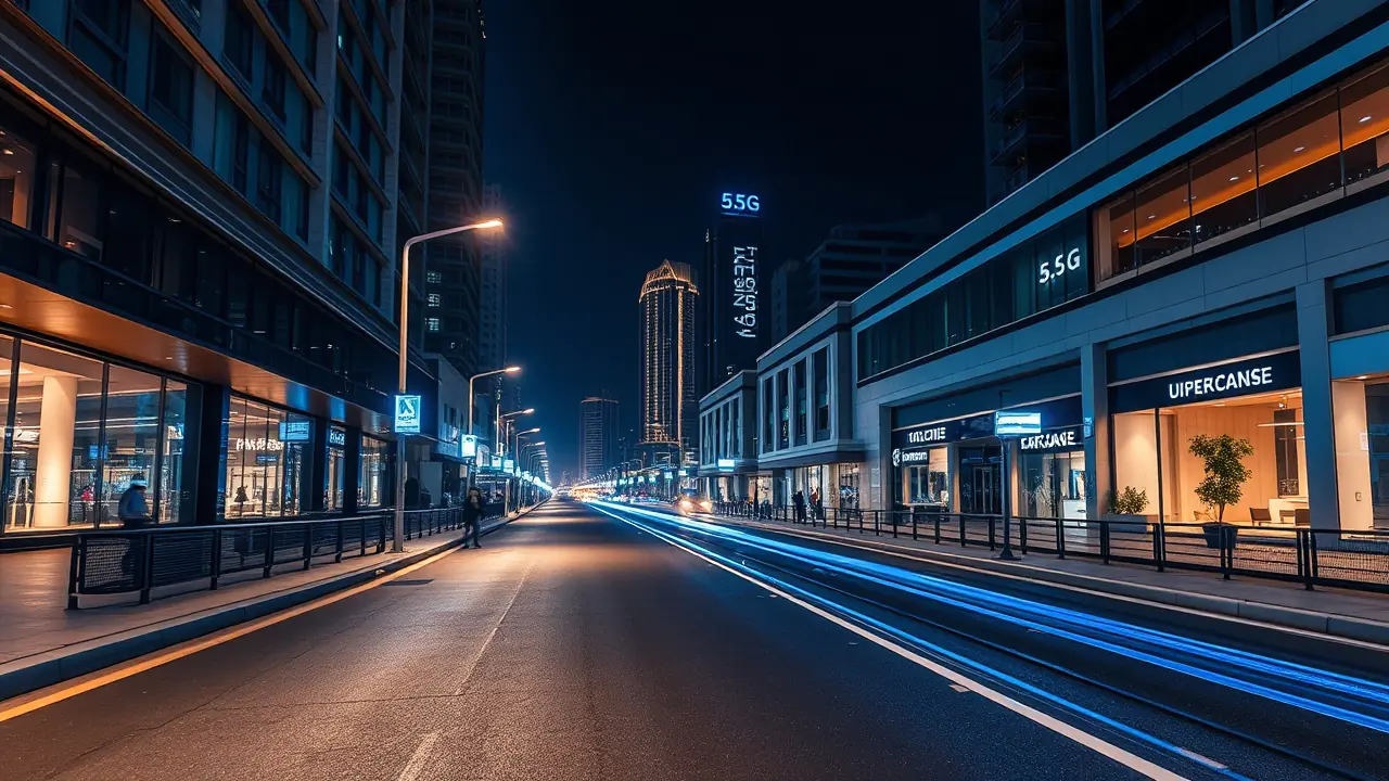 بنية تحتية ذكية لمدينة دبي مع مسارات اتصال البيانات