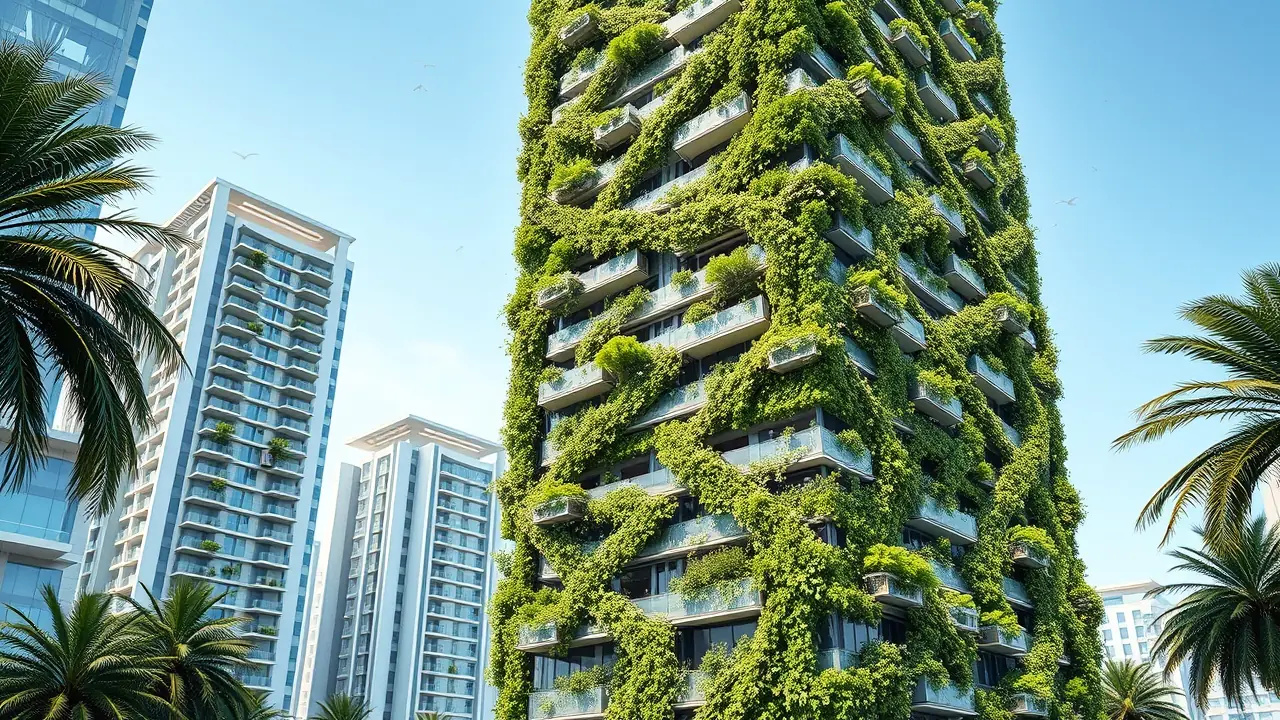هندسة معمارية مستدامة للمباني الخضراء في دبي