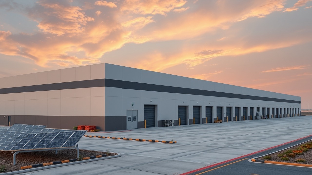 Modern Industrial Warehouse Dubai Logistics City