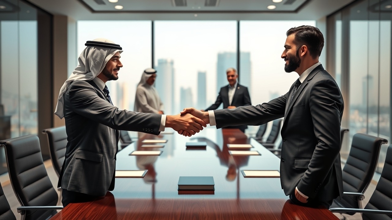 Commercial Real Estate Investment Deal Closing Dubai