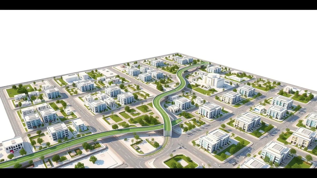 迪拜2040城市总体规划：20分钟城市枢纽