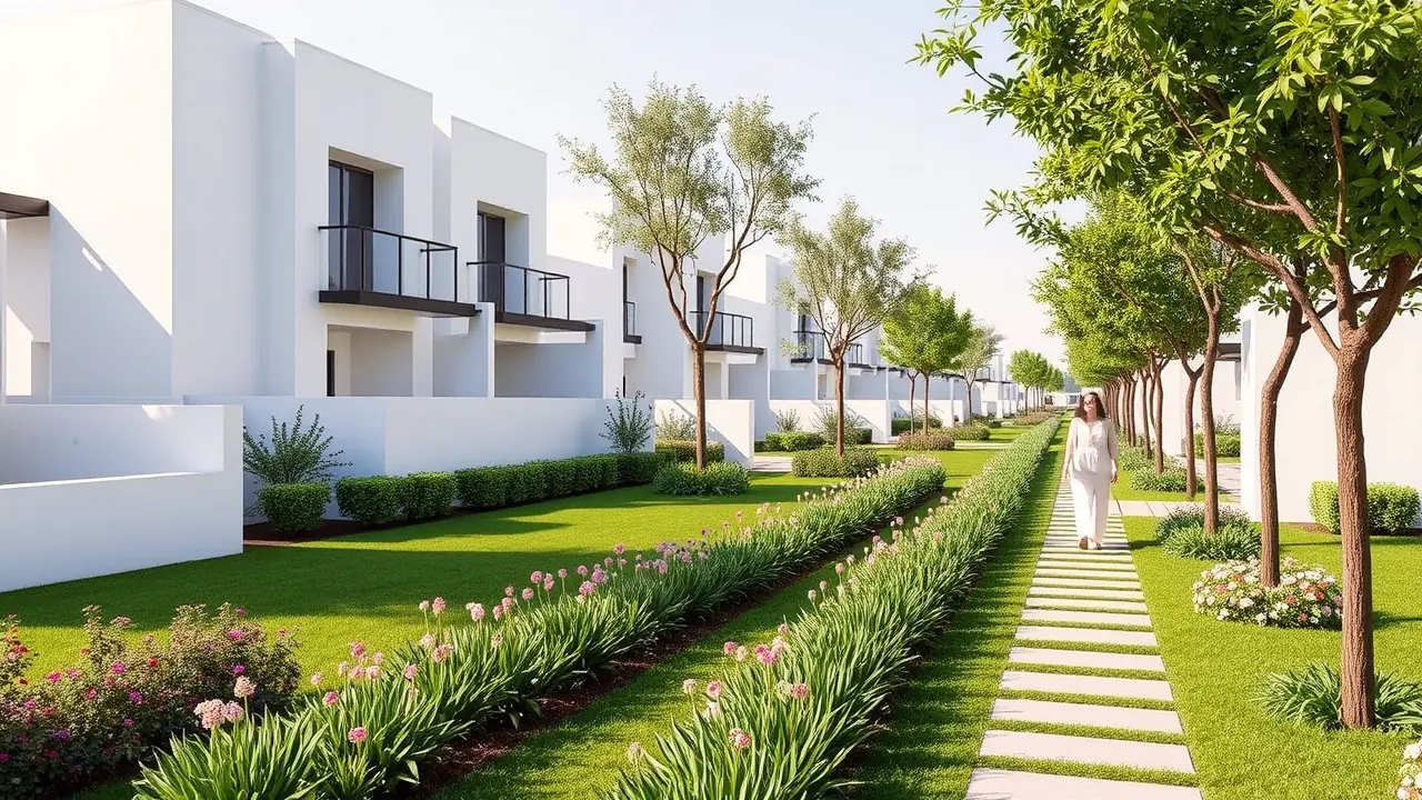 Familienvillen-Cluster im Sidra Dubai Hills Estate