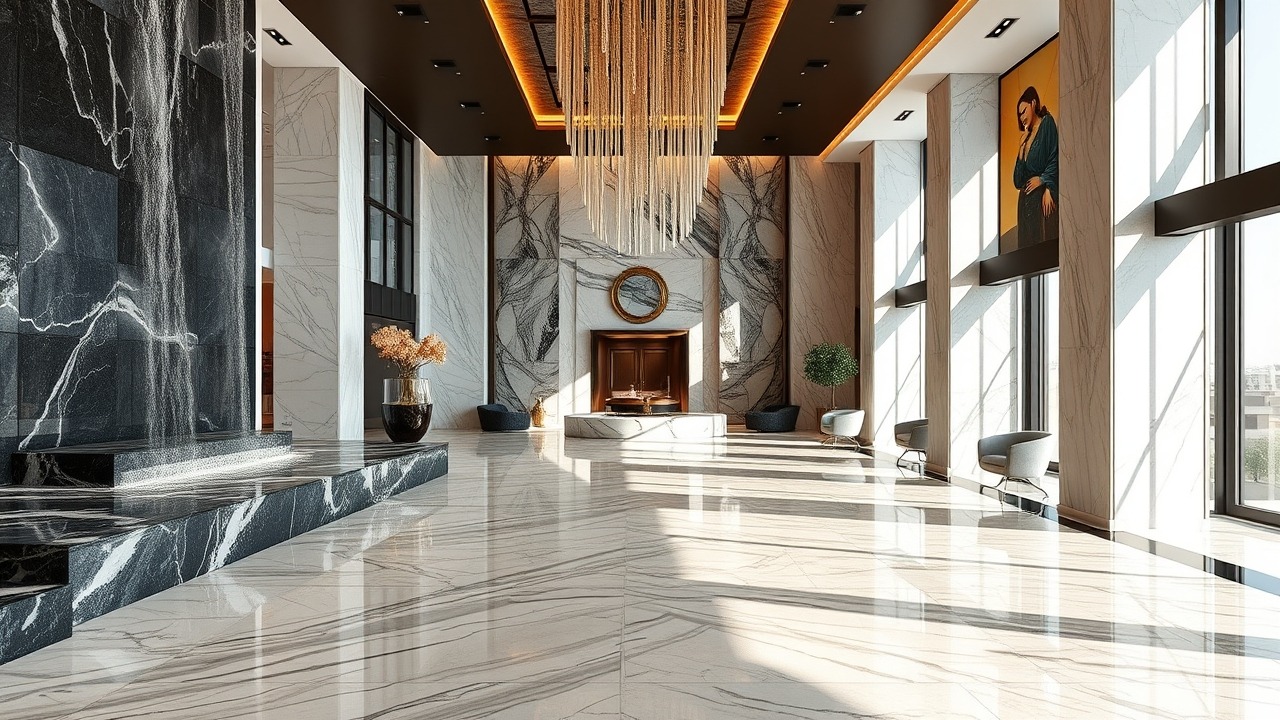 Branded residences luxury lobby Dubai