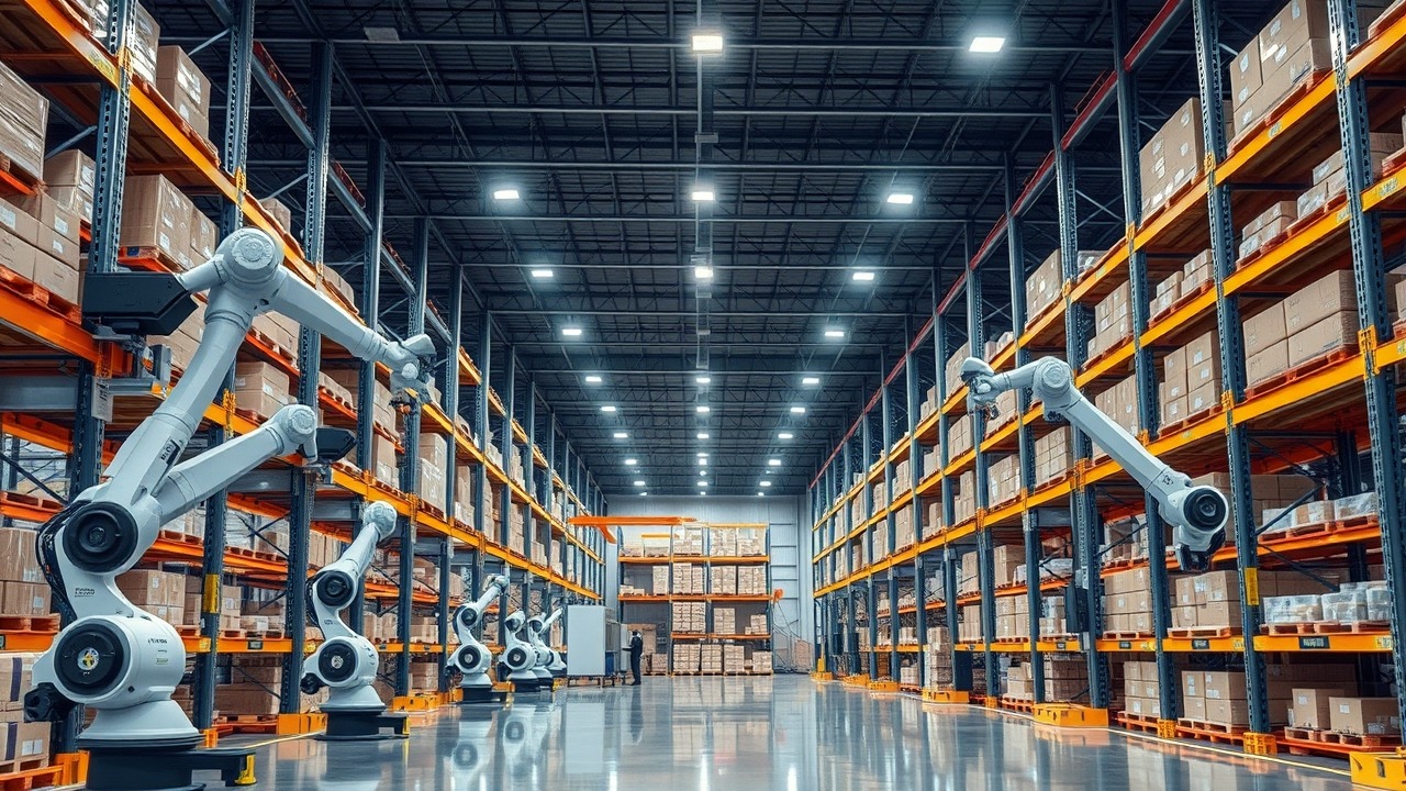 Automated logistics center Dubai South