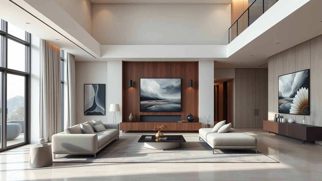 Modern branded residence interior design
