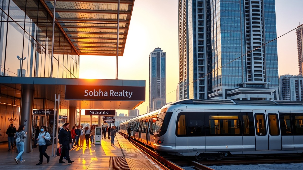 Sobha Realty Metro Station JLT infrastructure