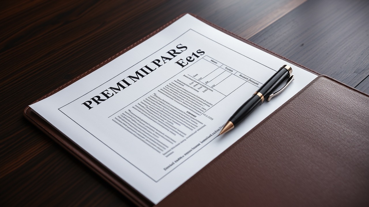 Professional real estate valuation setup on a luxury desk