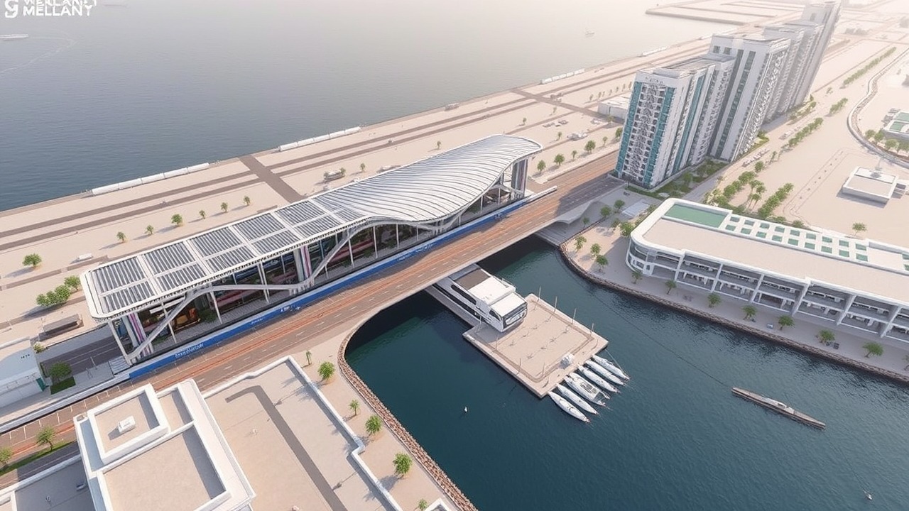 Dubai Creek Harbour Metro Blue Line connectivity 2026