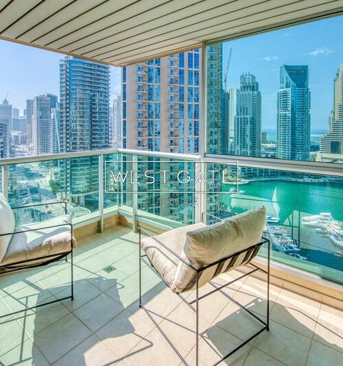 Furnished | Luxury 2BR+Study | Partial Marina View