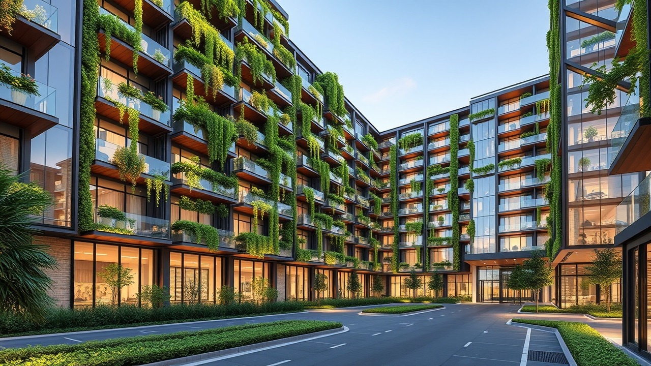 Modern residential architecture JVC Dubai