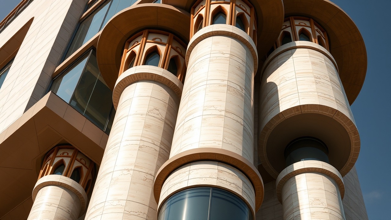 Modernized traditional architecture in Culture Village Dubai