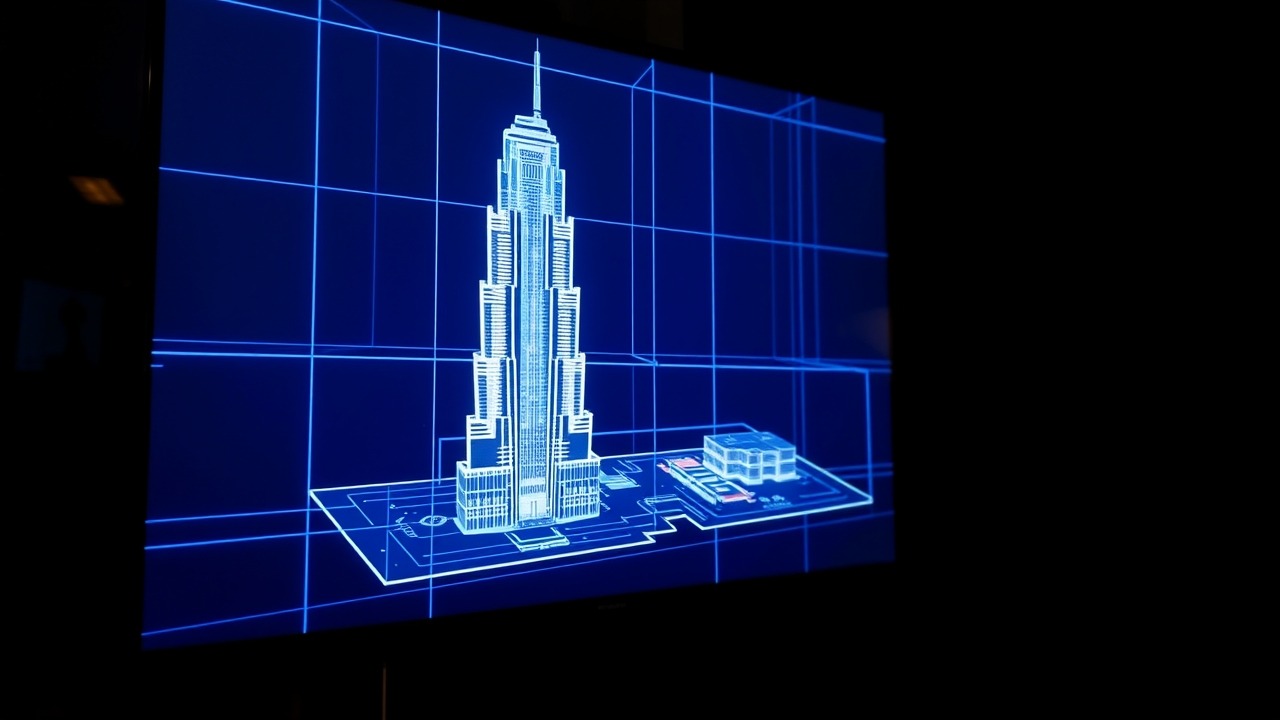 3D digital site plan of Dubai property