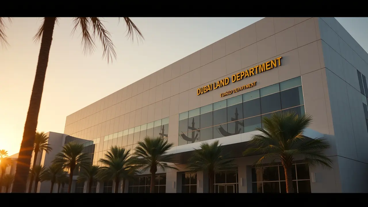Dubai Land Department modern architectural exterior