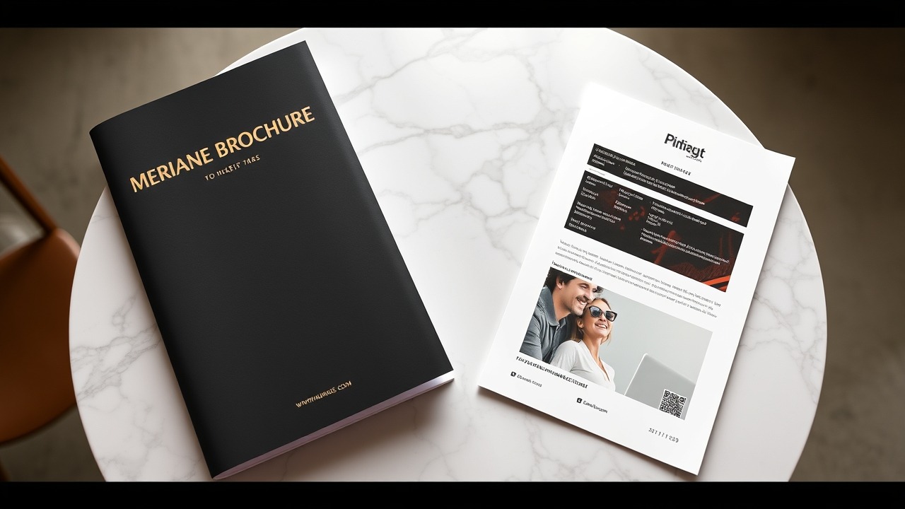 Premium vs standard property marketing materials