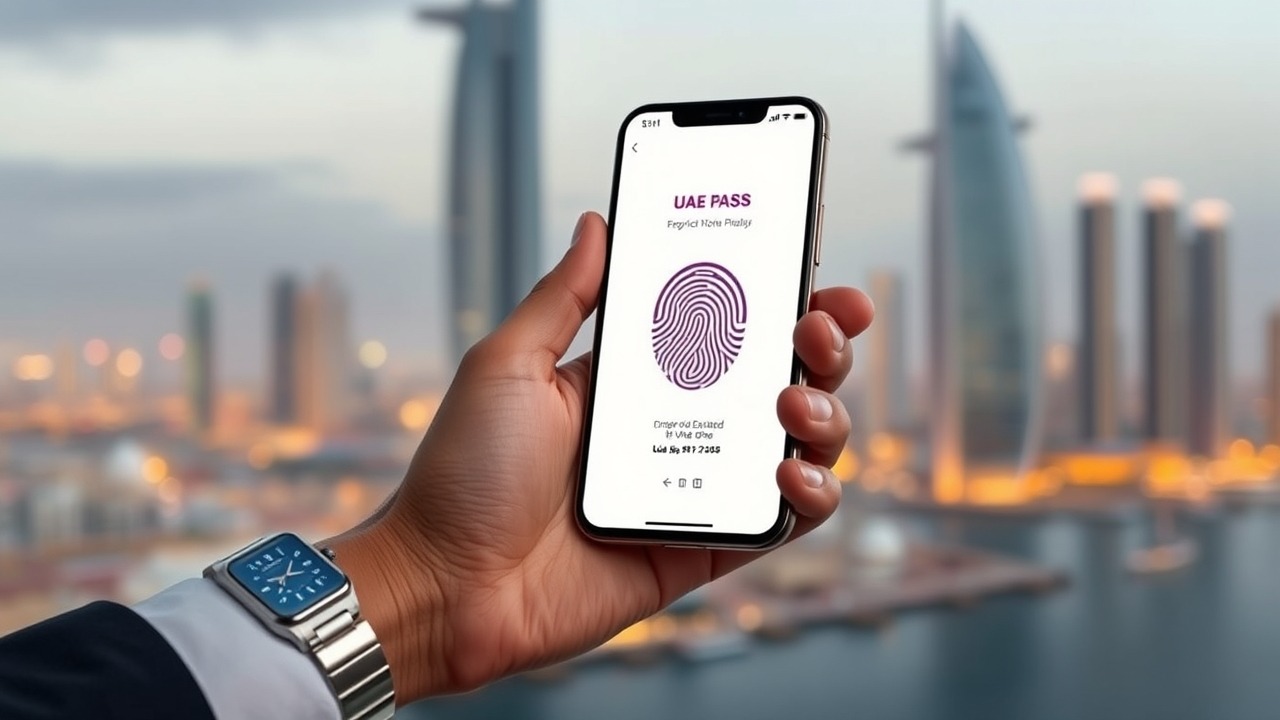 UAE PASS biometric verification for real estate
