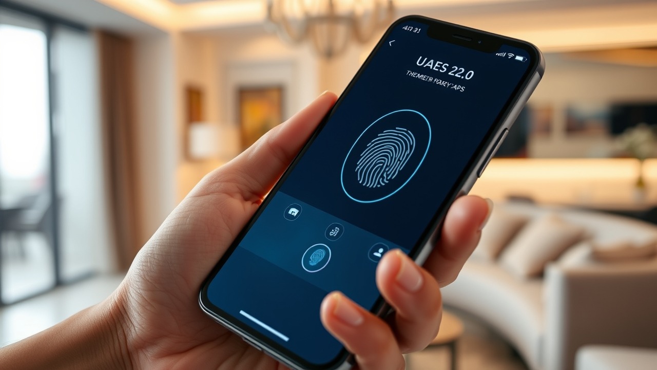 Digital biometric verification for UAE Pass