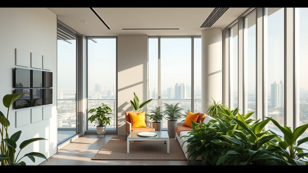 Sustainable luxury apartment interior in Dubai 2026