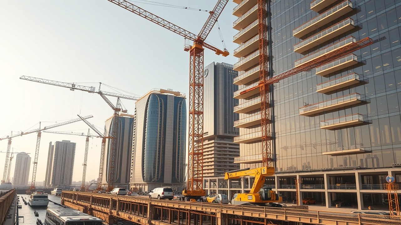 Advanced construction technology in Dubai