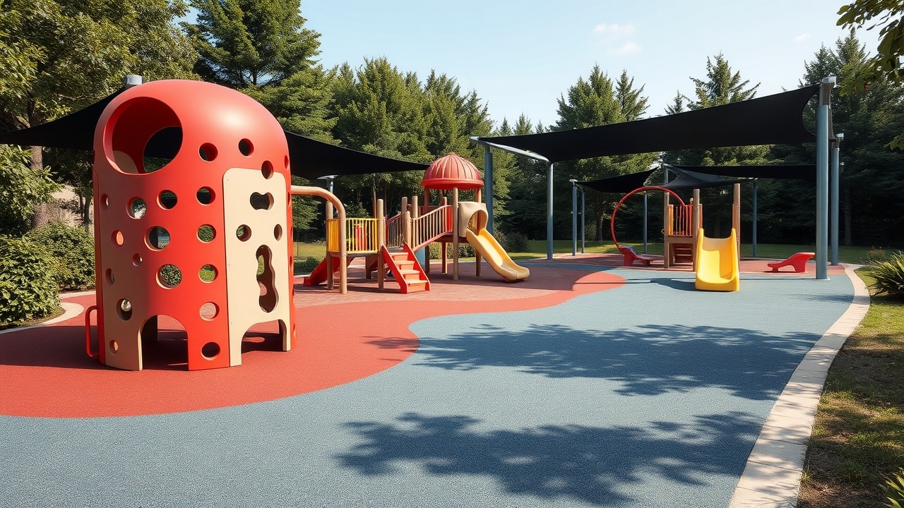 High-end family amenities and playgrounds in Mudon