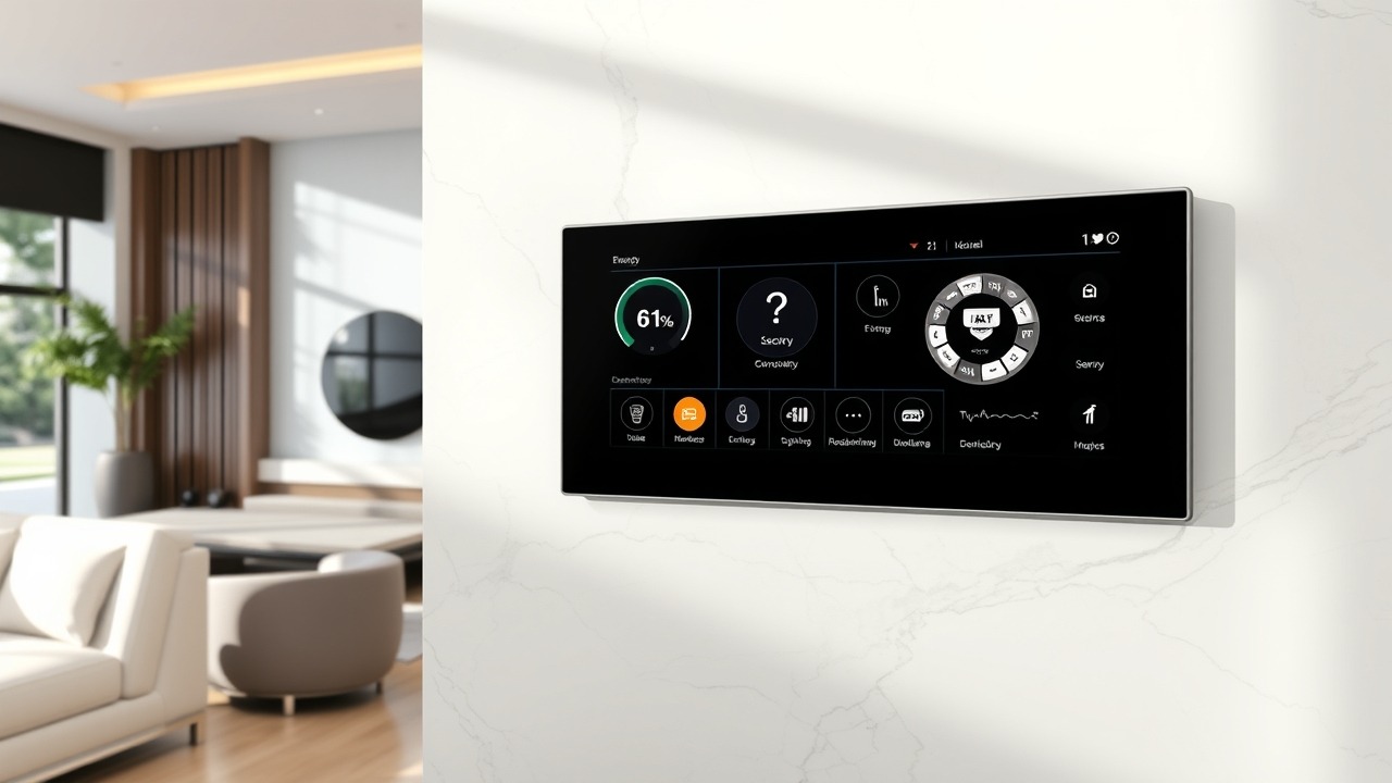 Smart home technology in luxury Dubai villa