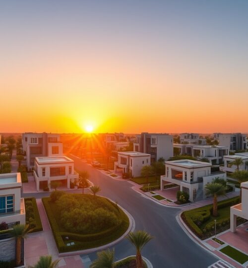 Luxury Dubai property investment aerial view