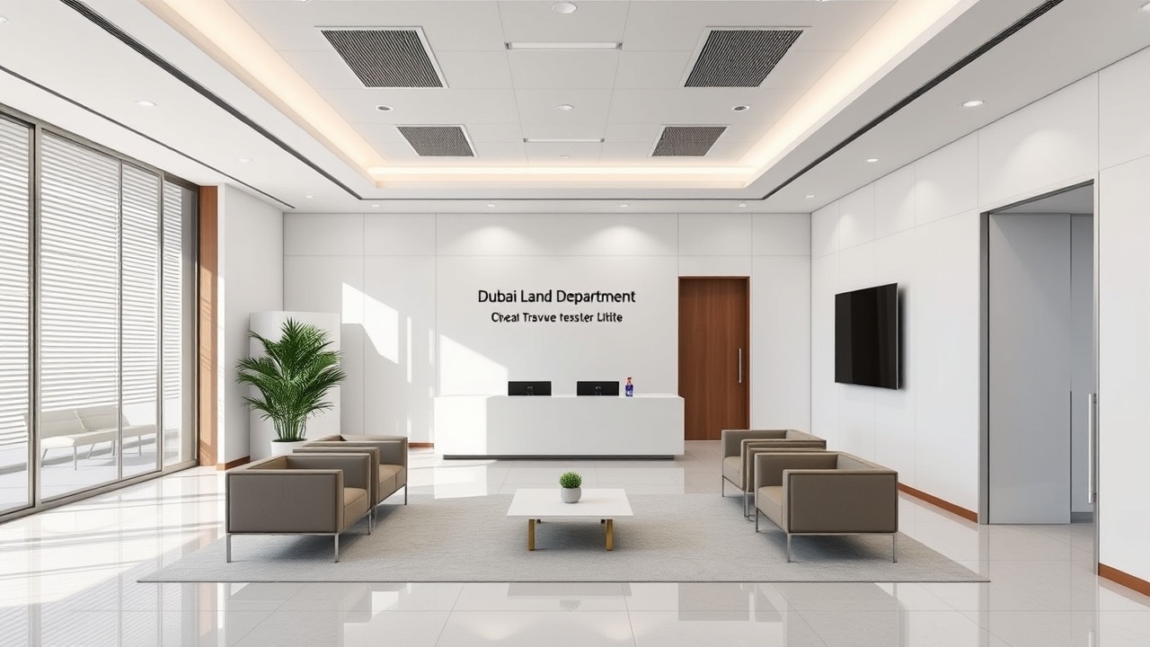Dubai Land Department trustee office interior