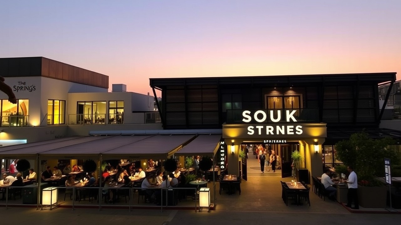 The Springs Souk shopping center exterior